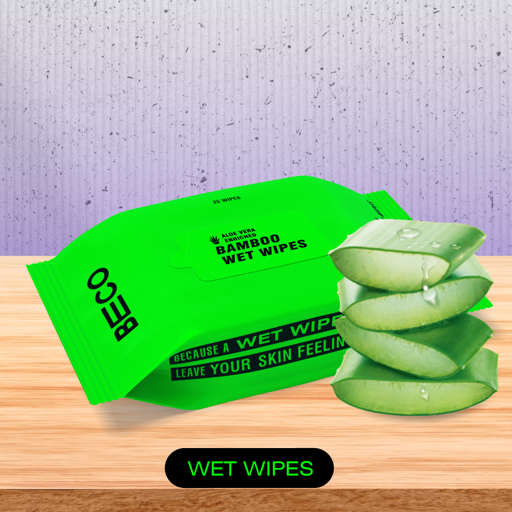 Aloe Infused Bamboo Wet Wipes_