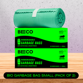 Biodegradable Garbage Bags - Small - 30 bags/roll | Pack of 2_