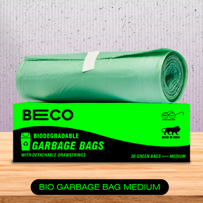 Biodegradable Garbage Bags - Medium - 30 bags/roll