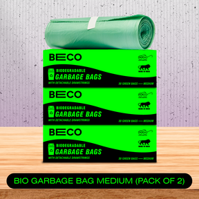 Biodegradable Garbage Bags - Medium - 30 bags/roll | Pack of 3