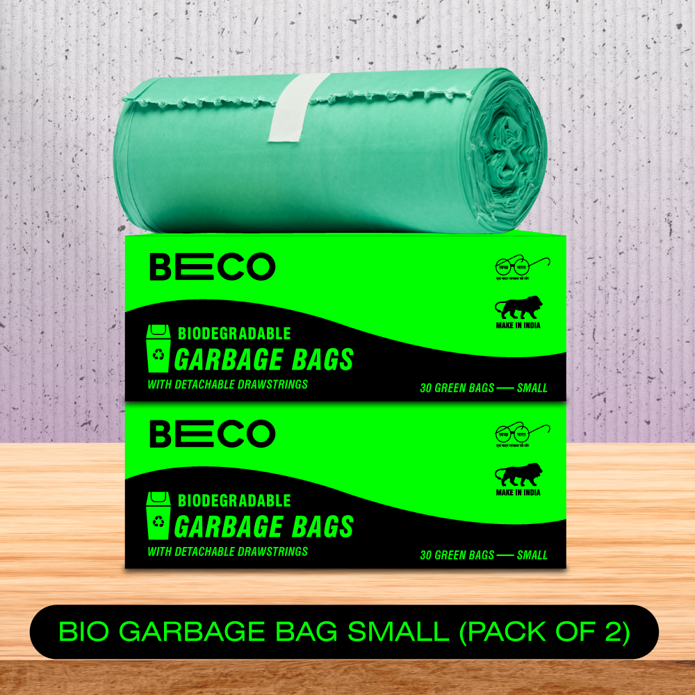 Biodegradable Garbage Bags - Small - 30 bags/roll | Pack of 2