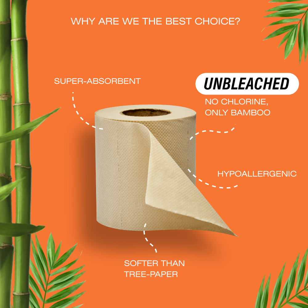 Bamboo Toilet Paper - 330 pulls_