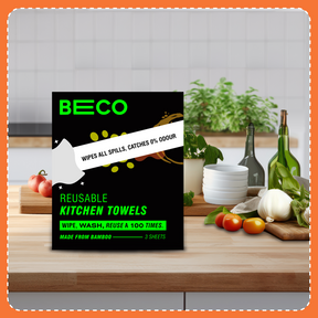 Reusable Bamboo Kitchen Towel - Trial Pack - 3 Sheets | Pack of 3_